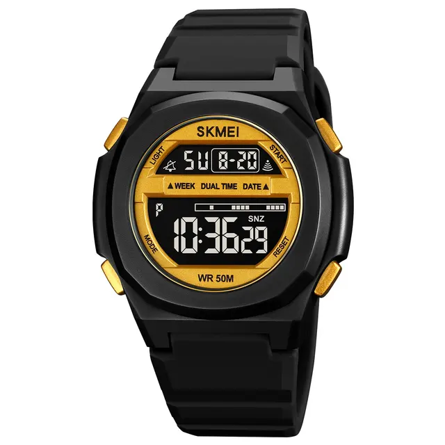 SKMEI 1821 2022 Japan Digital movement LED Light Mens Sport Watches 5Bar Waterproof Chrono Dual Time Wristwatch Male Clock