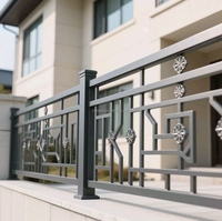 Garde-corps de balcon en fer forgé moderne et personnalisé à prix abordable avec finition satinée et miroir à vendre