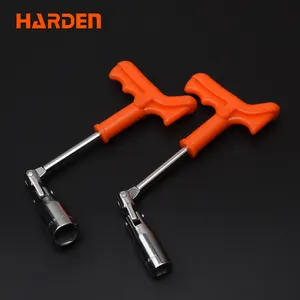 HARDEN 16mm 21mm 360 Degree Professional T Type Universal Joint Spark Plug Socket Wrench For Auto Repair