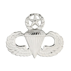 Insigne de revers en métal américain de maître de parachutiste de dépôt d'insignes personnalisés d'usine de 15 ans - Product Image 1