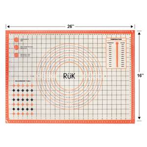 <span class=keywords><strong>Tapis</strong></span> de pâtisserie en silicone avec mesures, grand, épais, antiadhésif, pour la cuisson, le fondant et l'étalage de la pâte (16 x 26 pouces) <span class=keywords><strong>Silpat</strong></span> - Product Image 4
