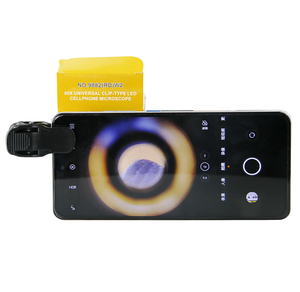 ユニバーサル携帯電話クリップ付き60Xミニポケット顕微鏡 - Product Image 5