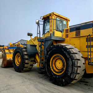 Chargeuse sur pneus Komatsu WA600 d'occasion, d'origine japonaise, 57 tonnes, haute performance pour l'exploitation minière, moteur Cummins 395KW de 2016 certifié - Product Image 5