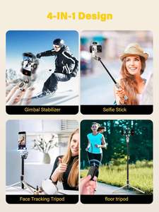 AOCHUAN Smart M2 PRO อุปกรณ์กันสั่นแบบติดตามอัตโนมัติ ขยายได้ 160 ซม. ชาร์จผ่านพอร์ต Type-C สำหรับการถ่ายเซลฟี่ในครอบครัวและการเดินทาง [อุปกรณ์อเนกประสงค์] - Product Image 6
