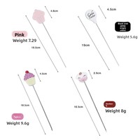 Sonde de test de pâtisserie en acier inoxydable pour cuisine, aiguille de détection pour gâteaux, desserts, muffins, pain, pâtisseries et biscuits