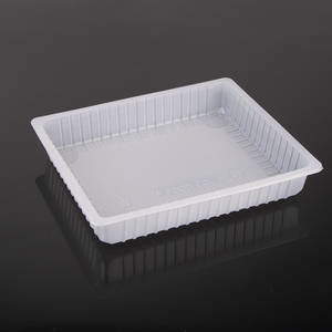 Wholesale vacuum thermoformed PP food tray for meat packing container , plastic disposable food container eco