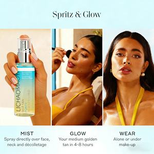 <span class=keywords><strong>Acelerador</strong></span> de <span class=keywords><strong>Bronceado</strong></span> <span class=keywords><strong>Facial</strong></span> Sun-Kissed de Marca Privada de Fábrica para Todos los Tonos de Piel, Secado Rápido, Vegano, Libre de Crueldad, con Ácido Hialurónico - Product Image 5