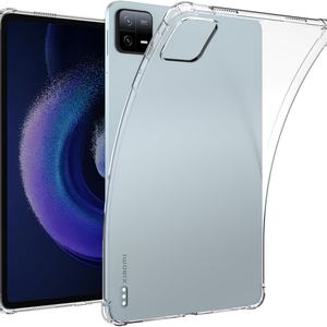 Funda Transparente Negra de TPU para Tablet Xiaomi Pad 6 y Pad 6 Pro de 11 Pulgadas 2024, Antigolpes, con Airbag, Protección Total - Product Image 1