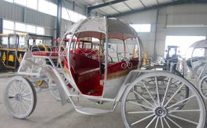 नई अमेरिकी शादी सिंड्रेला गाड़ी/पर्यटक आउटडोर हार्स-खींचा गाड़ी/रॉयल घोड़ा छोटी गाड़ी - Product Image 4