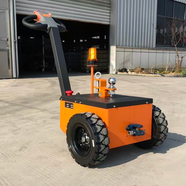 2026 Direct Factory 1ton 3ton 5ton 6ton 7ton Walk Electric Tow Tractor Towing Tug Trailer Different Attachment