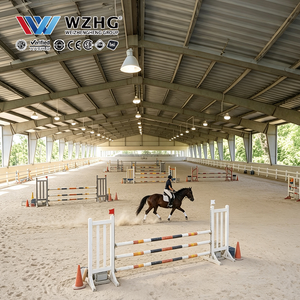 Manège équestre en acier avec intérieur à portée libre et structure préfabriquée pour l'équitation professionnelle - Product Image 1