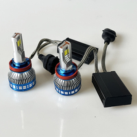 Accessoires pour véhicules, éclairage automobile GR130 12V 6000K 260W, 3 tubes en cuivre, phare H11 9005 9006 D2h, ampoule LED pour phare de voiture