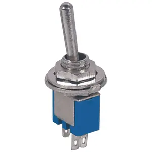 3A 125V 1.5A 250V Blue Base Subminiature Toggle Switch 3 Pin ON-ON 3Pin Toggle Switches