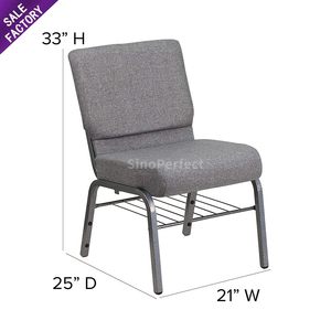 Proveedor de Sillas de Iglesia Profesionales y Duraderas, Silla de Iglesia Personalizada con Asiento y Respaldo Acolchados de Primera Calidad para Auditorio - Product Image 2