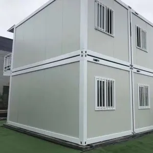 Schnelle Installation 20 Fuß 40 Fuß faltbare Fertigcontainerhäuser faltbarer Container vorgefertigte Tiny Homes vor Ort Büro