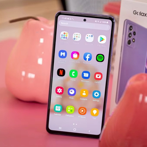 Amsung <span class=keywords><strong>A52</strong></span> 4G <span class=keywords><strong>LTE</strong></span> SM-A525U1 128GB กล้อง RAM 4GB ชุดสมาร์ทโฟนแอนดรอยด์64 MP อุปกรณ์เสริมครบชุด - Product Image 2
