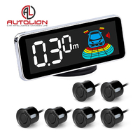 Assistant de stationnement automobile AUTOLION, écran numérique de distance, modes d'alarme multiples (silencieux/sonore/par voix)