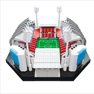 Old Trafford Manchester Creator City Street View Model Building Kits Blocks Bricks Toys Kids Gift