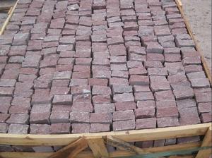 Cubos y Adoquines de <span class=keywords><strong>Porfido</strong></span> Rojo Natural para Pavimentación de Caminos y Entradas - Product Image 4