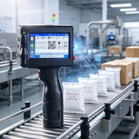 Imprimante jet d'encre portable TIJ, machine de codage de date par lots, imprimante thermique de date d'expiration, code QR, code-barres, 600 DPI pour l'emballage