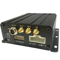 Tachygraphe de voiture Intelligent AI à quatre voies avec carte Simcard GPS Track Truck Commercial Vehicle MDVR
