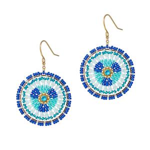 Pendientes de cuentas Miyuki hechos a mano, felicidad artesanal - Product Image 1