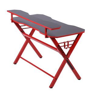 <span class=keywords><strong>Table</strong></span> de jeu PC RGB de qualité supérieure en gros, bureau de jeu PC sur pied avec porte-gobelet et support pour écouteurs - Product Image 4