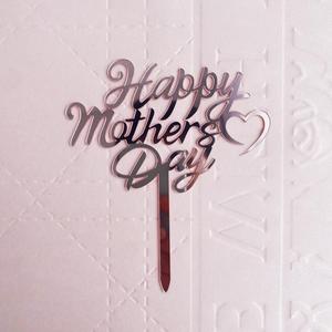 Adorno de Pastel Acrílico con Miel y Dulzura, Decoración de Pastel en Forma de Corazón para el Día de la Madre, Adorno para Pastel del Día de la Madre - Product Image 5