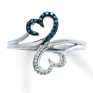 Bague Cœur Creux en Cuivre avec Zircon et Lignes Croisées, Bijou de Doigt Tendance pour Femme, Idéale au Quotidien - Product Image 1