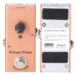 Pedal de efecto de guitarra eléctrica de fase Vintage Single Mini Phaser DC 9V <span class=keywords><strong>JDF</strong></span> 6 accesorios de guitarra - Product Image 5