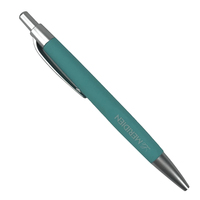 Bolígrafo Promocional al por Mayor con Logotipo Personalizado OEM, Plástico ABS/PP/MBS, Tinta Azul/Negra, Ancho de Escritura de 1.0 mm, Color Personalizado, Buena Calidad