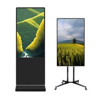Mejor Pantalla Publicitaria Vertical de 32/43/50/55/65/75 Pulgadas, Montada en Pared, Inteligente, de Alta Definición, Todo en Uno