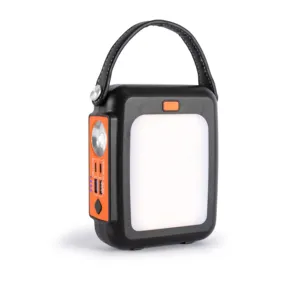 Lampe de poche Portable à manivelle, chargeur pliable et Rechargeable avec lampe Led, pour l'extérieur