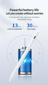 ผู้ผลิต OEM ODM ปากกาสไตลัสพลาสติกโลหะสำหรับ iPad 2018-2025 ชาร์จเร็ว USB-C ความไวต่อการเอียงแบบ Pixel-Perfect แม่เหล็ก - Product Image 3