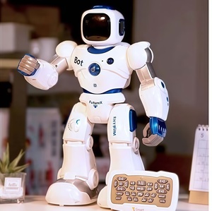 Robot intelligent télécommandé de pointe à intelligence artificielle, transformable en jouet électrique dansant pour enfants avec commande vocale - Product Image 1
