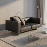 Ensemble de canapés modernes en similicuir PU, mobilier créatif pour salon et bureau d'accueil, fabriqué à Foshan