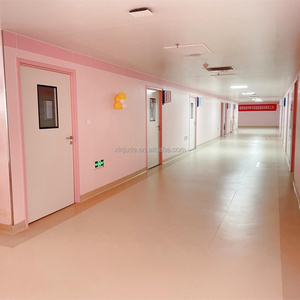 דלתות פנים מודרניות מנירוסטה לחדרי חולים בבתי חולים, בעלות תכונות למניעת אש והפחתת רעשים, מתאימות לשימוש בדירות ובתי מלון. - Product Image 4