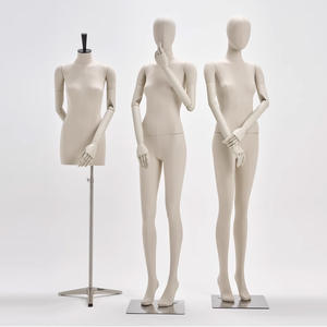Hoogwaardige vrouwelijke mannequin met hoofd, volledig lichaam van glasvezel, realistisch <span class=keywords><strong>model</strong></span> voor modieuze etalagepresentatie - Product Image 5