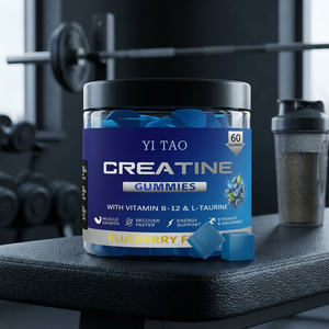 Sugar-free <b>creatine</b> <b>monohydrate</b> gummies pre-workout supplement, providing muscle growth, strength and energy support for adults - Product Image 1