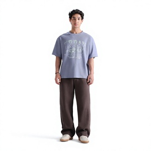 เสื้อยืดโอเวอร์ไซส์ผู้ชาย Sportsly International Urban Culture แขนสั้น คอกลม สไตล์สตรีท ผ้าฝ้ายเจอร์ซีย์ 100% ทรงปกติ - Product Image 1