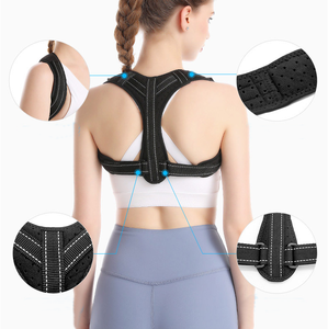 Correcteur de posture unisexe, haute luminosité, lumière réfléchissante, soutien <span class=keywords><strong>du</strong></span> <span class=keywords><strong>dos</strong></span> supérieur, ceinture correctrice pour la sécurité de la course en extérieur, 1 pièce - Product Image 1