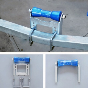Kit de rouleaux de quille de <span class=keywords><strong>remorque</strong></span> de bateau galvanisé à chaud avec rouleau en vinyle de 10 <span class=keywords><strong>pouces</strong></span> pour poutres transversales de 2x4 <span class=keywords><strong>pouces</strong></span> - Product Image 3