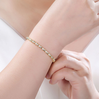 Bracelet Kirin personnalisé en argent sterling 925 avec moissanite GH D VVS, jonc délicat en forme d'étoile, romantique, inaltérable, jonc fin, OEM ODM