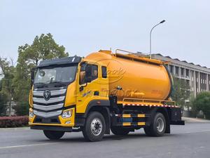 รถดูดสิ่งปฏิกูล FOTON แบบ 2 เพลา ขนาด 13000 ลิตร ถังน้ำสะอาด 4 คิวบิกเมตร + ถังน้ำเสีย 9 คิวบิกเมตร หัวฉีดคู่และระบบดูดสุญญากาศ ผลิตตามสั่งจากโรงงานเพื่อการส่งออก - Product Image 4