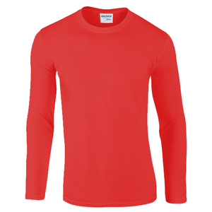 <span class=keywords><strong>Gildan</strong></span> 76400 Unisex personalizado impreso 100% algodón manga larga Camiseta fluorescente característica Color sólido camisa de manga larga