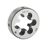 Matriz Redonda 9SiCr UNC/UNF/BSW/BSP, Estándar Británico/Americano para Reparación de Roscas Metálicas