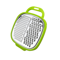3-in-1 Multifunctionele RVS Keukenhulp Robuuste Fruit- en Groente Rasp Snijder Molen ABS/PP Componenten Anti-roest