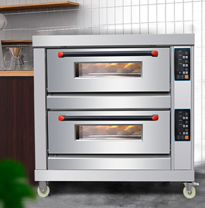 <span class=keywords><strong>Four</strong></span> à pâtisserie électrique portable commercial à grande capacité 220V, commande manuelle pour la cuisson du pain, des gâteaux et des pizzas - Product Image 1