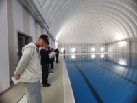 Dôme pneumatique de haute qualité, bâtiment sportif à construction rapide pour salle multi-activités de campus