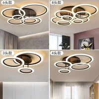 Plafonnier LED d'intérieur moderne pour salon et cuisine avec design suspendu pour bureau à domicile